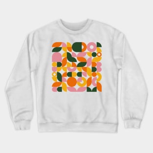 Minimal Bauhaus style pattern Crewneck Sweatshirt